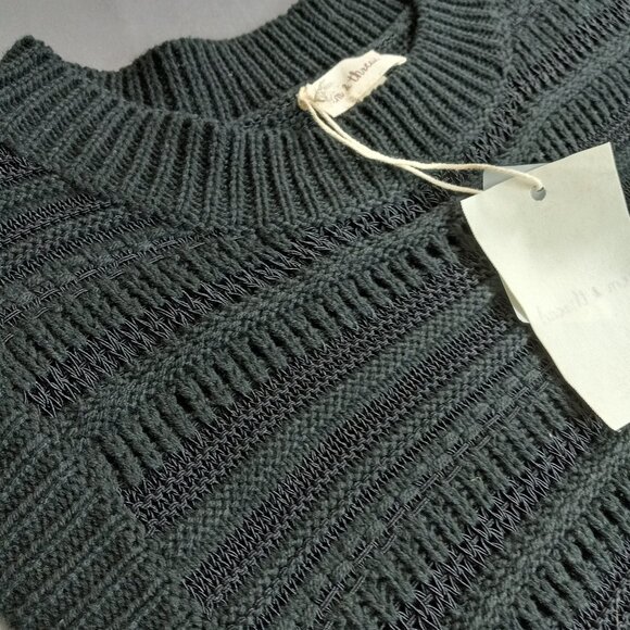 NWT Hem & Thread black knit vest size M - Picture 7 of 10